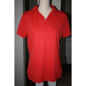 Women's Magellan Fish Gear Maga Wick Zip Front Top Coral Sz Large